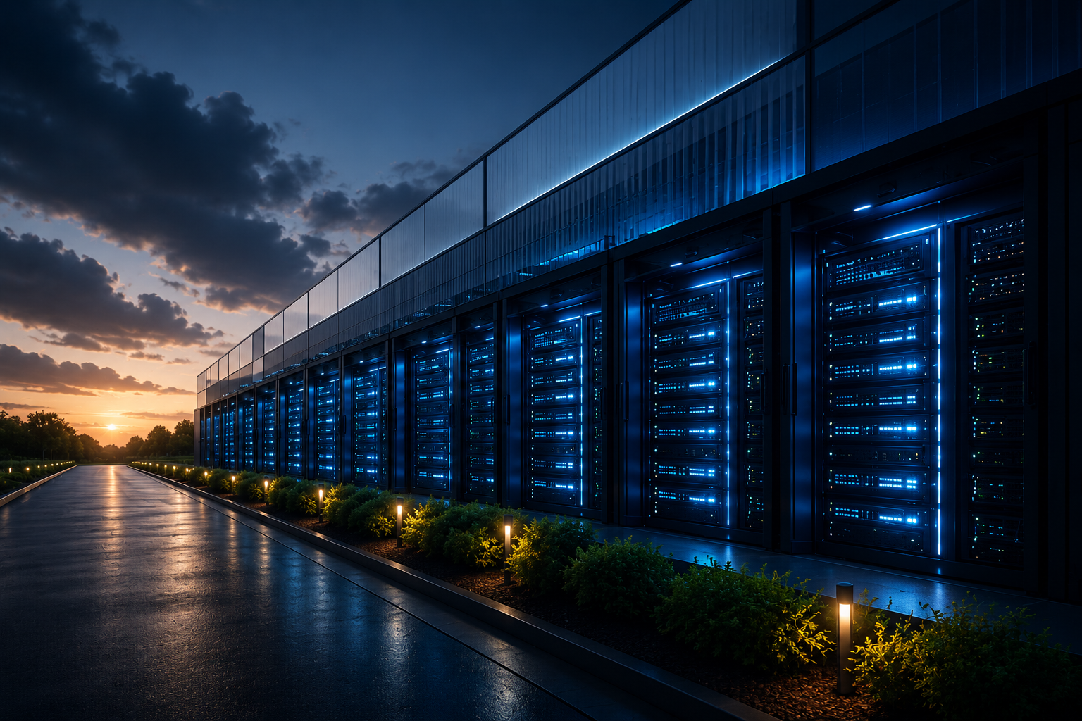 Large-scale AI data center infrastructure